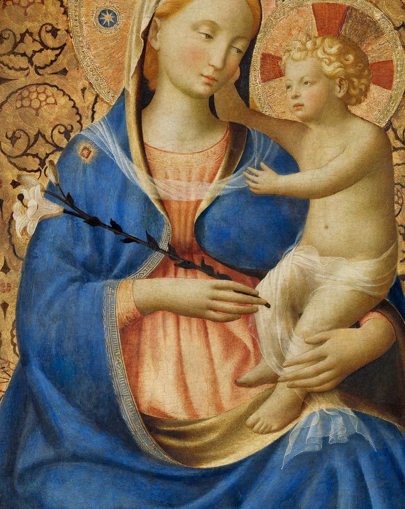 Madonna of Humility (1440) by Fra Angelico (Guido di Pietro, 1395) Madonna of Humility (1440) by Fra Angelico (Guido di Pietro, 1395)