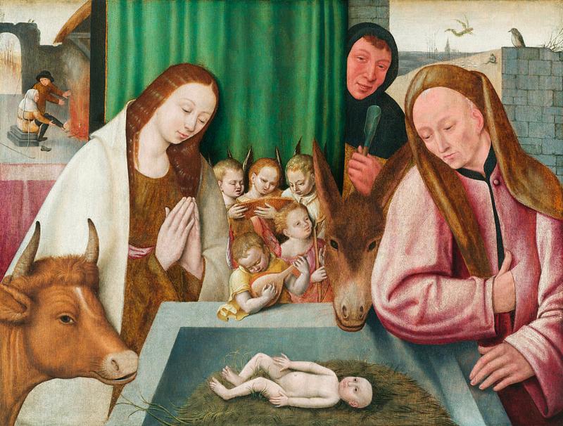 Nativity in the style of Jheronimus Bosch (1550 - 1600) Nativity in the style of Jheronimus Bosch (1550 - 1600)