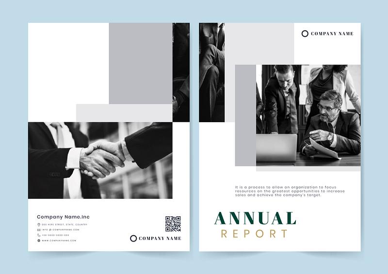 Download Annual Report Mockup Psd - Free Template PPT Premium Download 2020