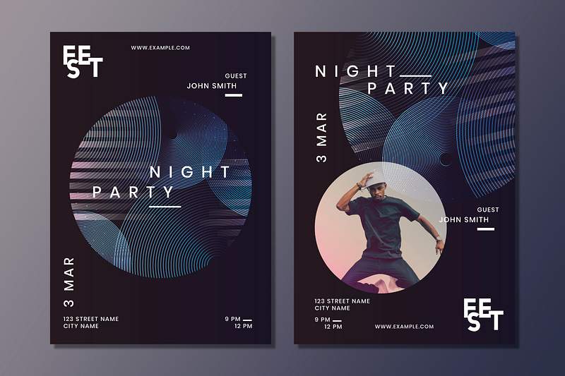 Poster Templates Royalty Free Stock Vectors Rawpixel