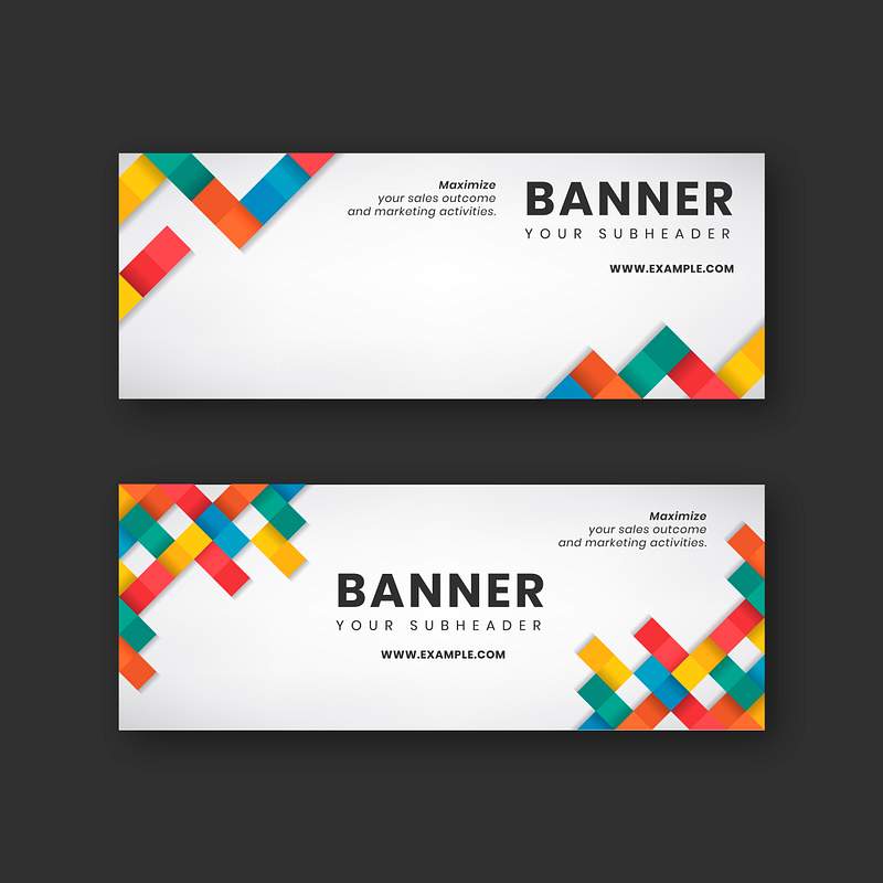 Banner Templates Royalty Free Stock Vectors Rawpixel