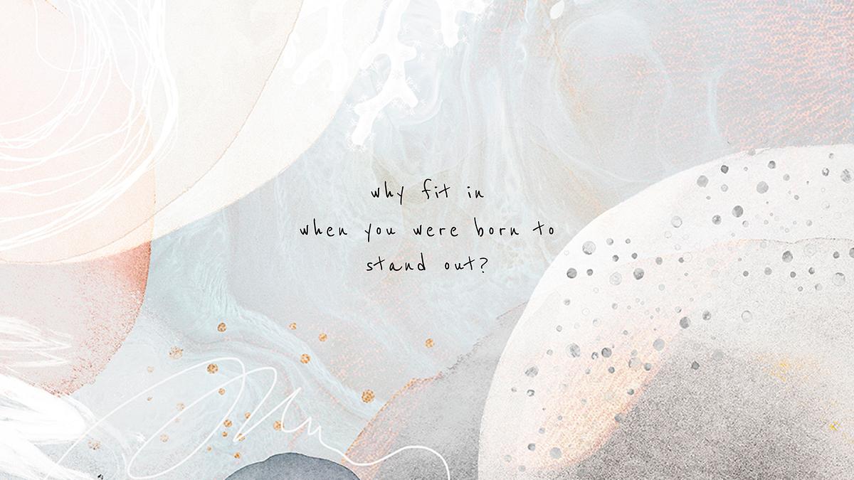 Why fit in when you  premium vector template  rawpixel Why fit in when you  premium vector template  rawpixel