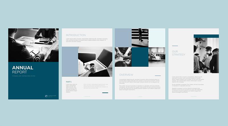 Download Annual Report Mockup Psd - Free Template PPT Premium ...