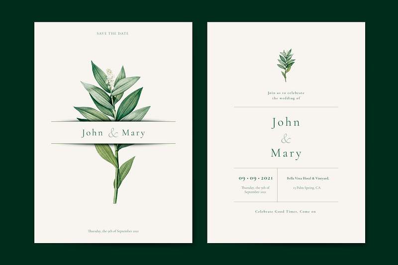 Invitation Card Templates Royalty Free Stock Vectors Rawpixel