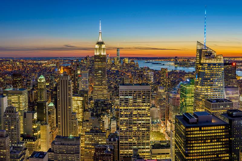 New York City skyline with skyscrapers | Free Photo - rawpixel