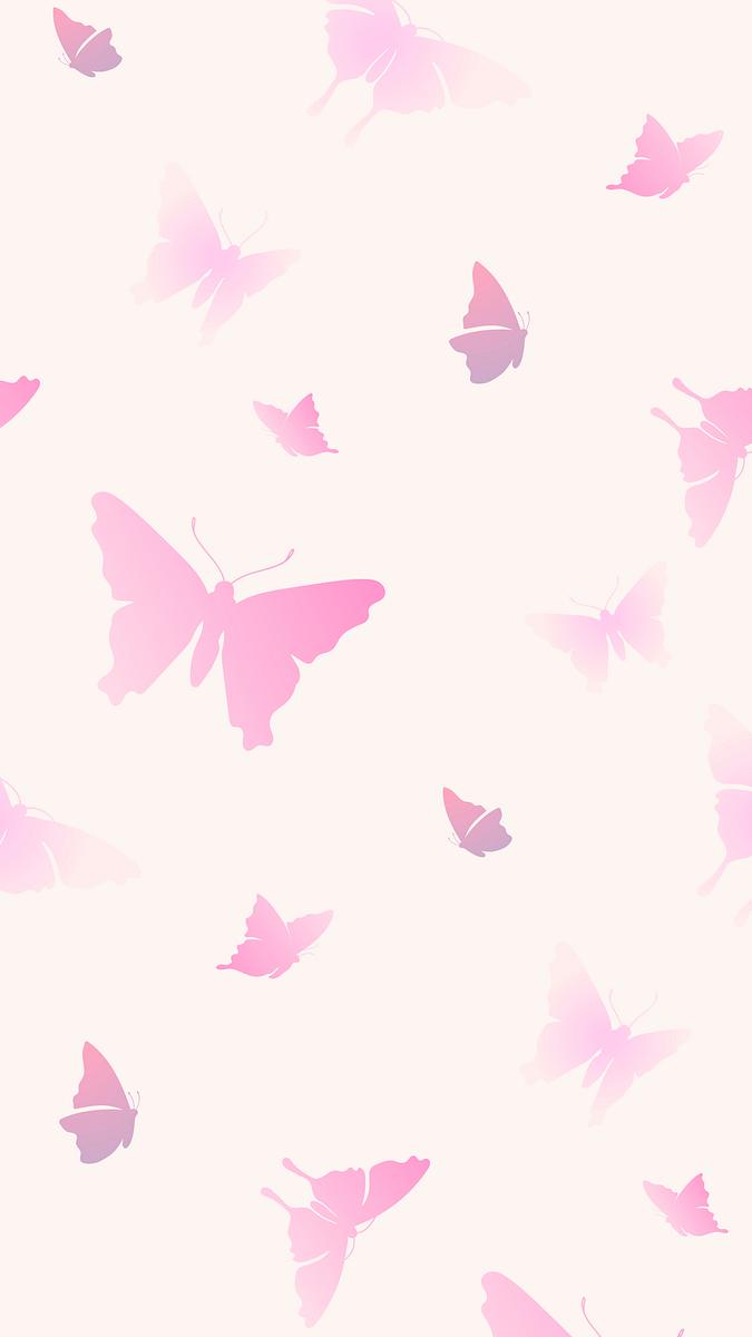 Pink Butterfly Wallpaper Images | Free Photos, PNG Stickers ...