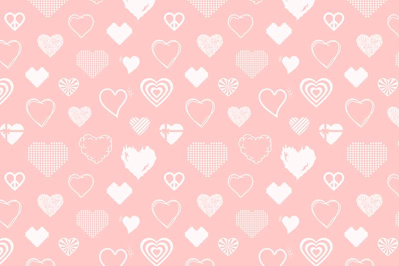 Heart background psd in cute | Free PSD - rawpixel