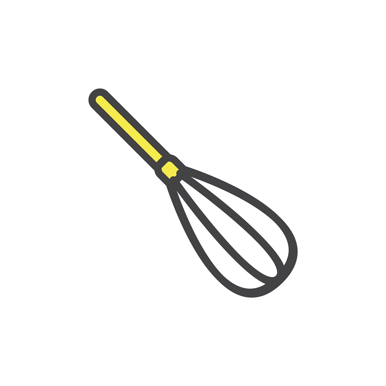Illustration of a kitchen whisk Free vector 113749