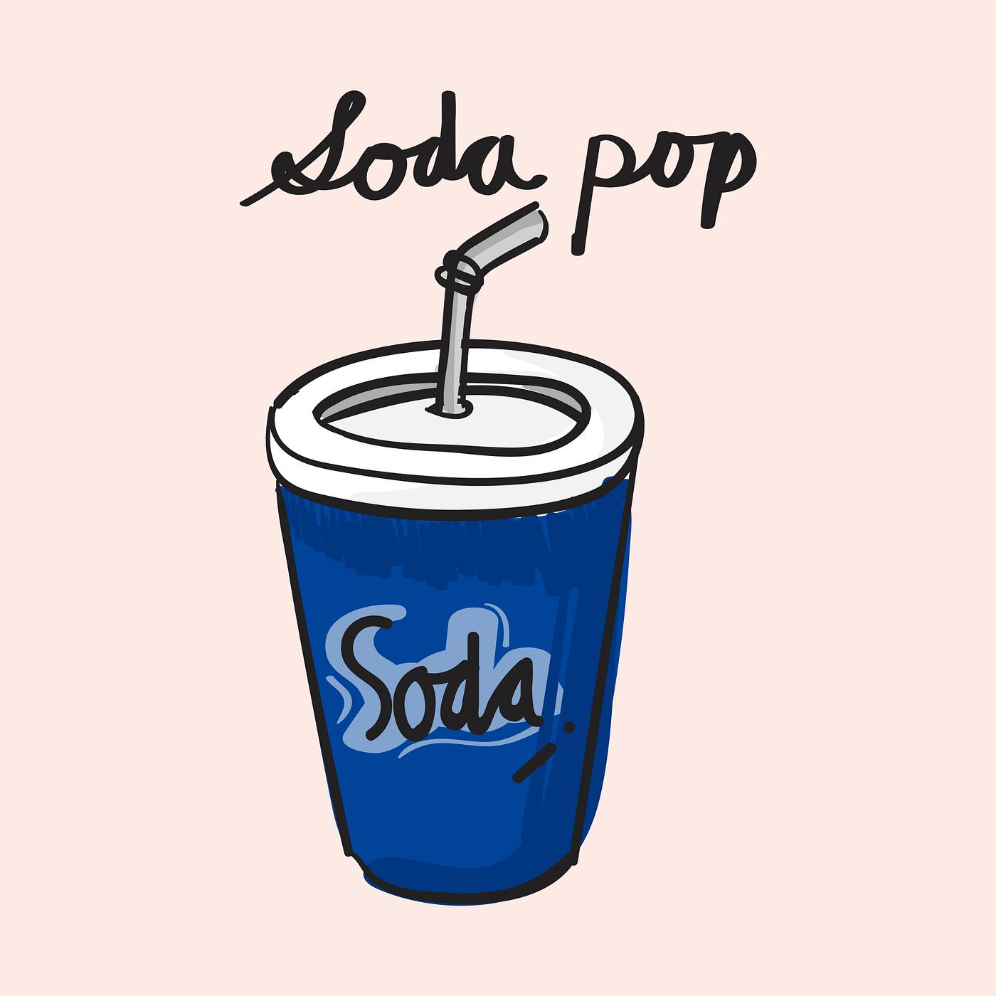 Illustration drawing style of soda drink | Free vector - 60202