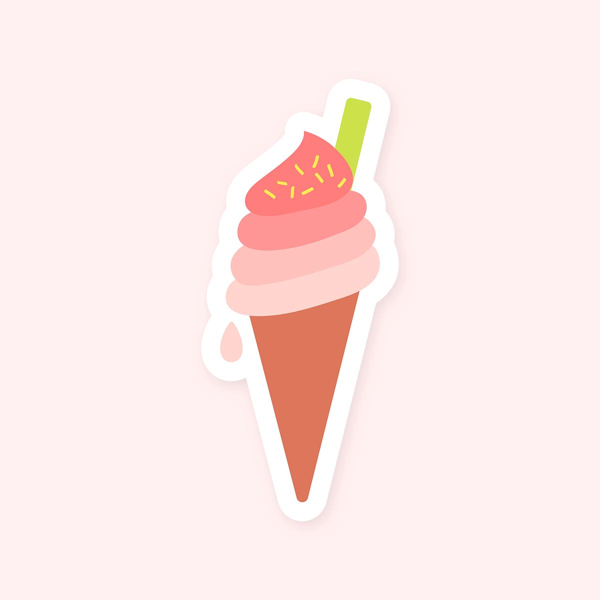 Download Cute Ice Cream Illustration Royalty Free Stock Psd Mockup High Resolution Design