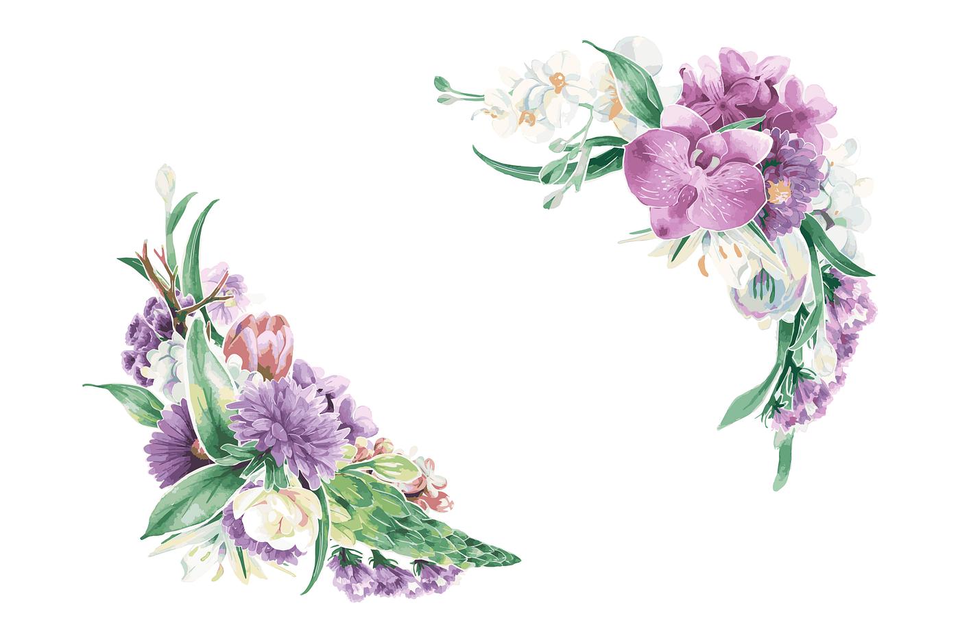Download Vintage floral ornaments | Free stock vector - 381006