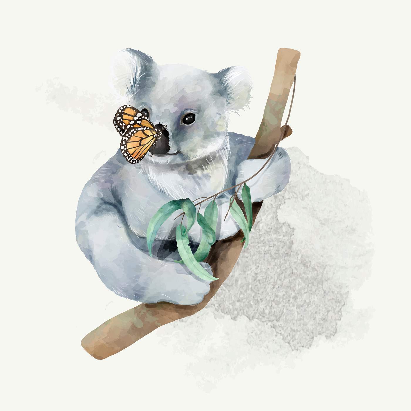 Download Illustration of a baby koala | Royalty free vector - 325140