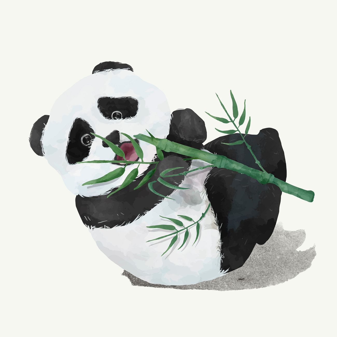 Download Illustration of a baby panda | Royalty free vector - 325132