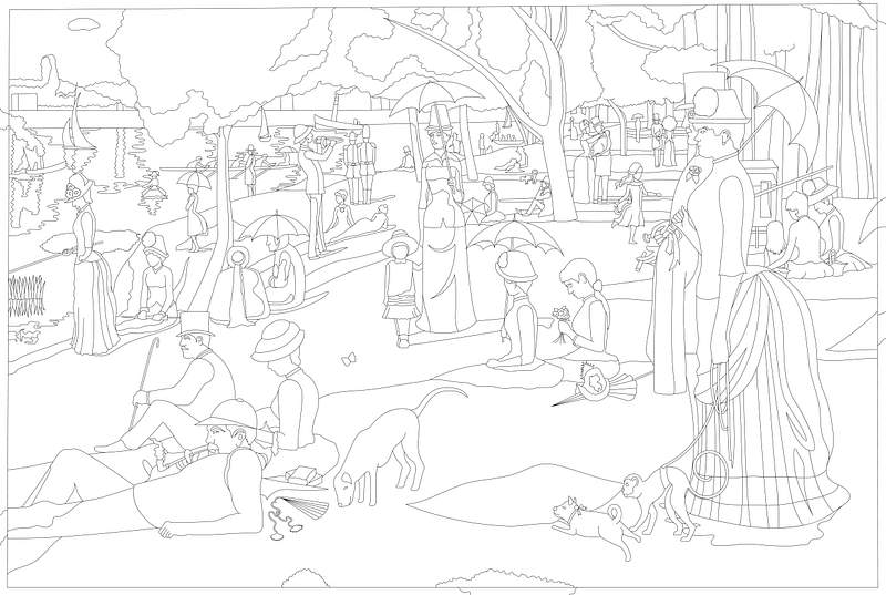 A Sunday On La Grande Jatte 1884 By Georges Seurat Adult