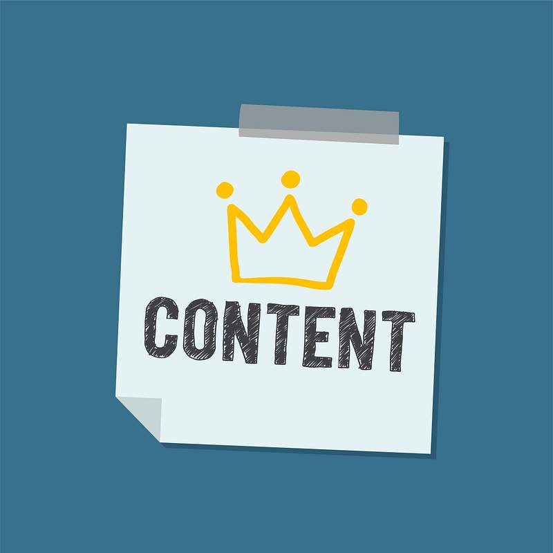 How To Discover Content Ideas For Restaurant Social Media Marketing 1 Content Word on note illustration