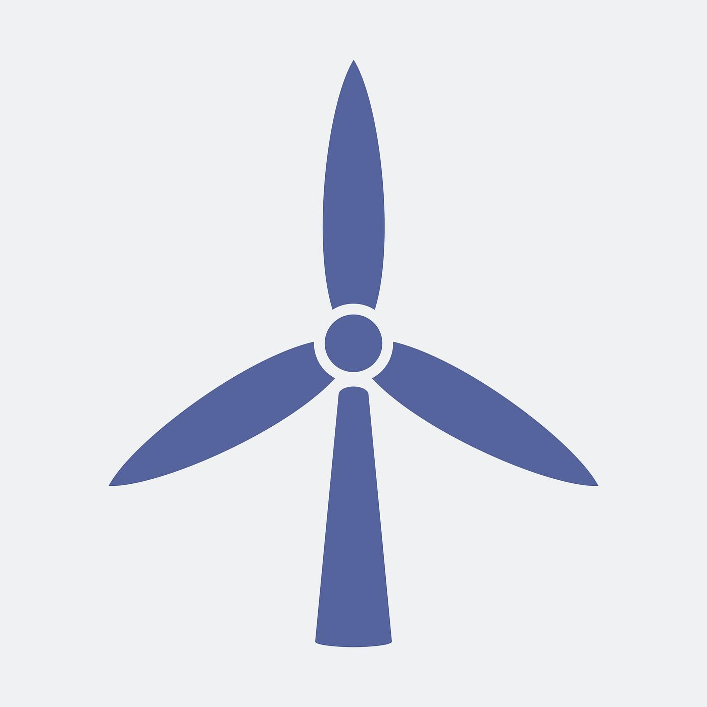 Windmill icon isolated on background Windmill icon isolated on background