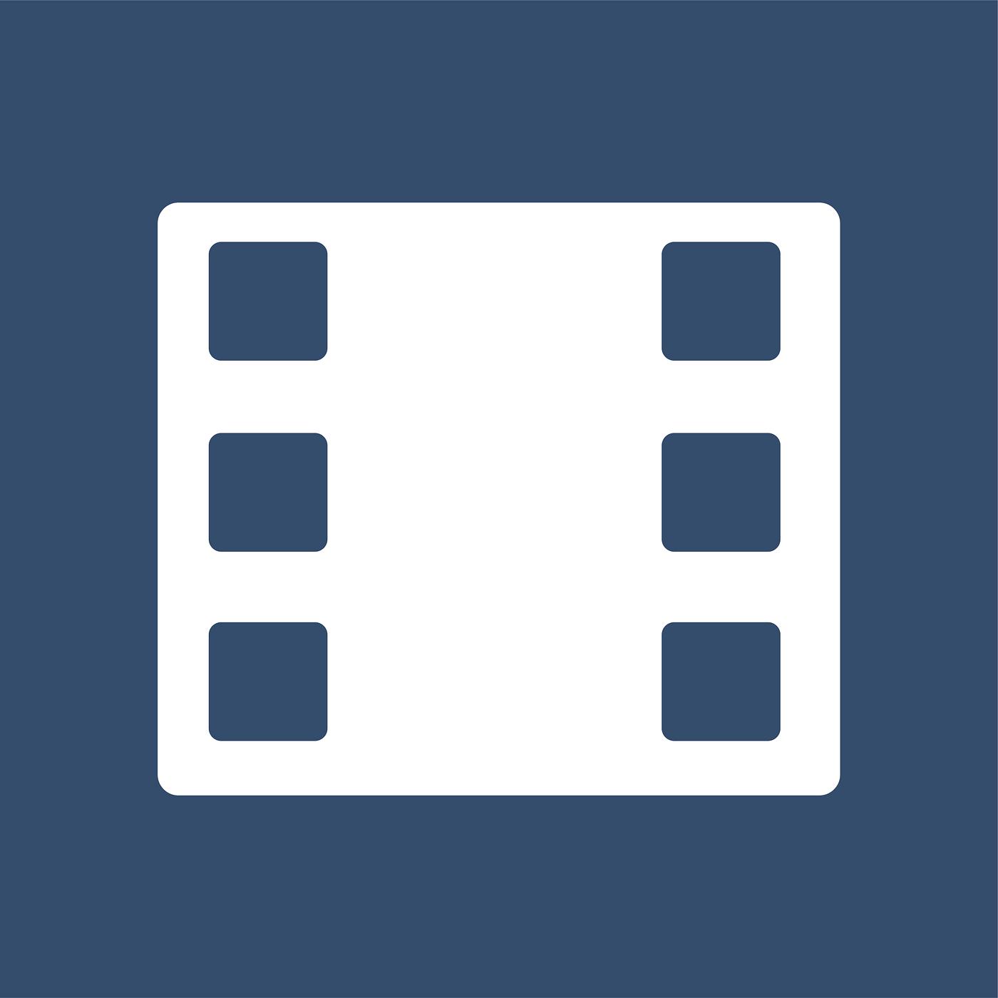 Classical filmstrip on isolated background Classical filmstrip on isolated background