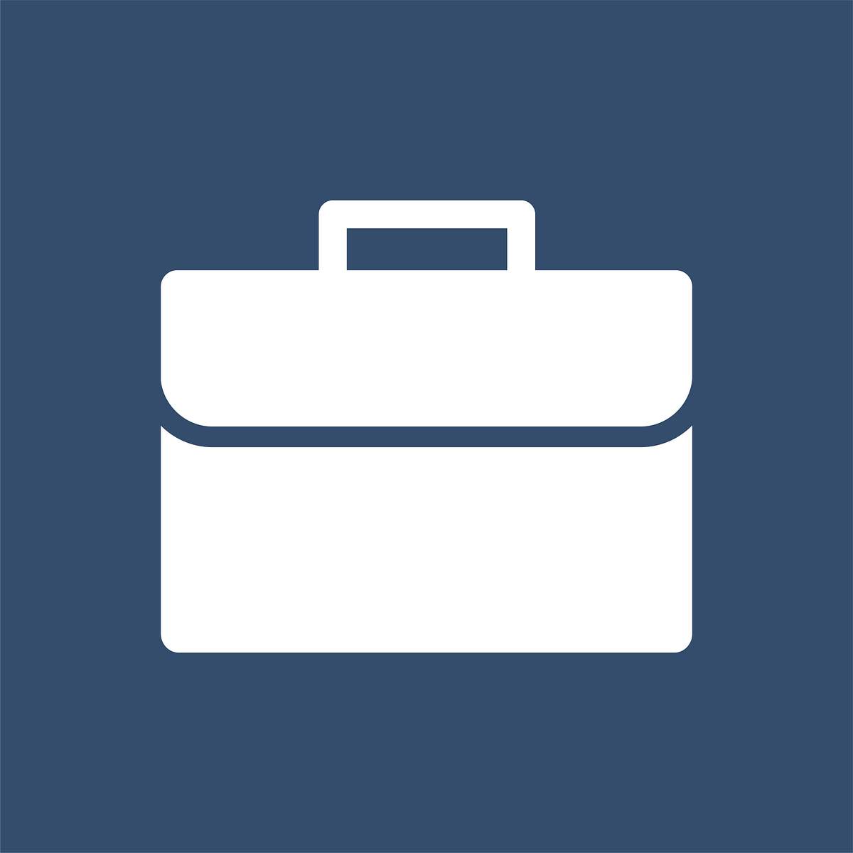 Get Blue Transparent Briefcase Icon Images