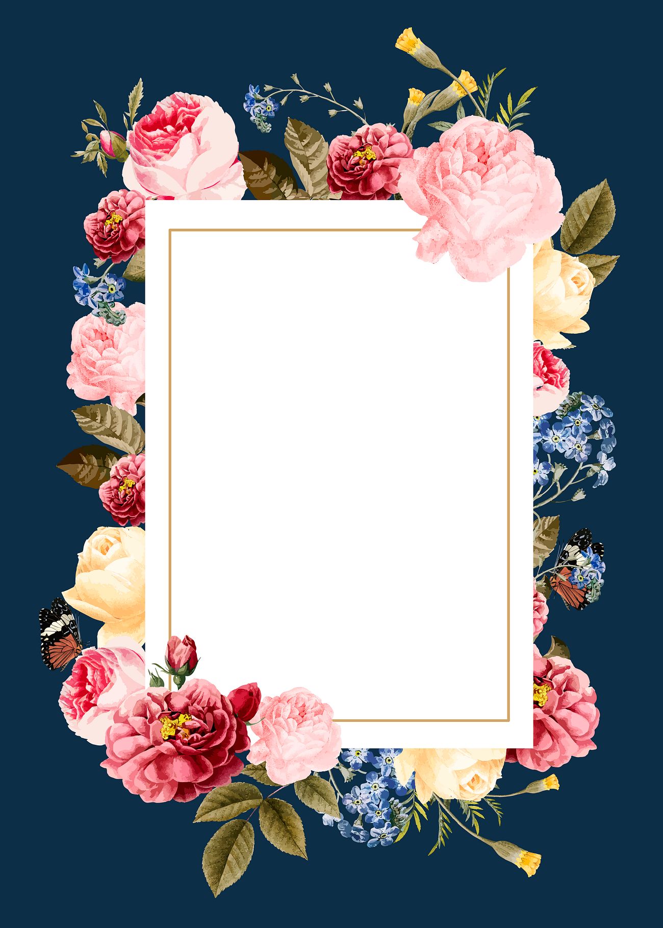 elegant floral design space royalty free vector 681562