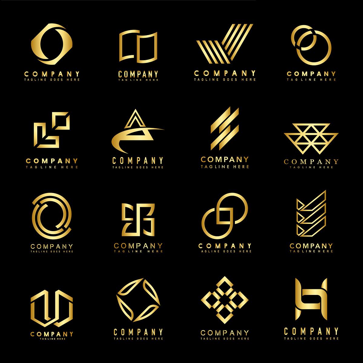 Set Of Company Logo Design Premium Vector Rawpixel Set Of Company Logo Design Premium Vector Rawpixel