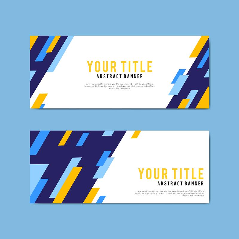Banner Templates Royalty Free Stock Vectors Rawpixel