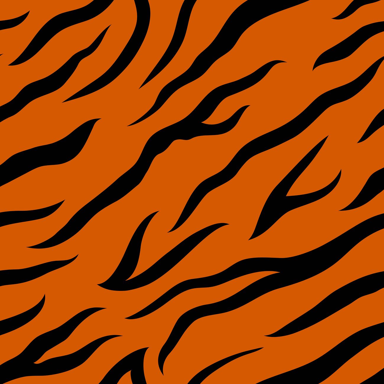 Tiger print background pattern Free stock vector High Resolution design
