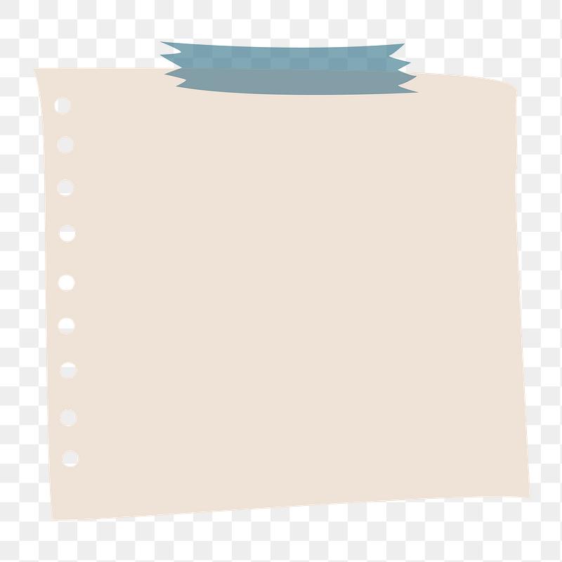 Blank note paper set png | Royalty free stock transparent png - 2100724