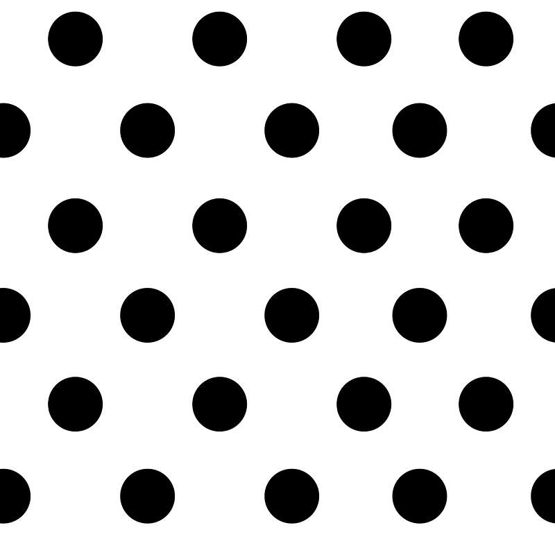 Black and white seamless polka dot pattern… | Free stock vector | High ...