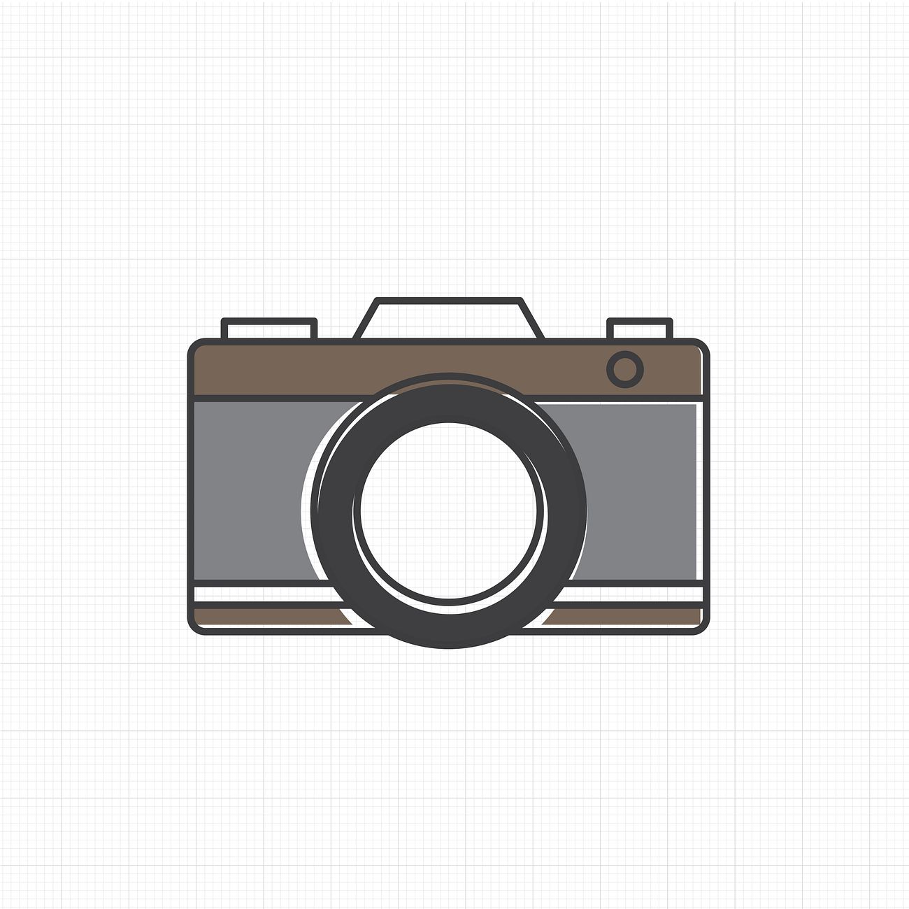Download Vector of camera icon | Free vector - 16621