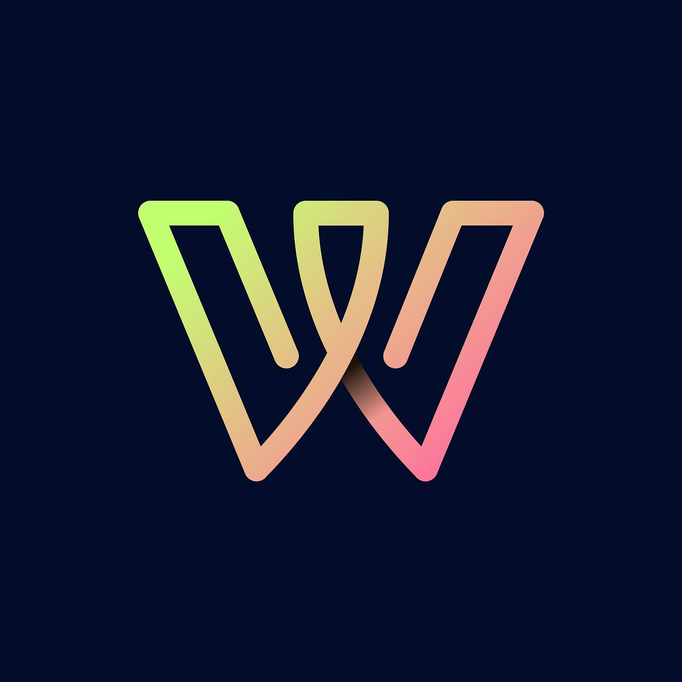 Retro colorful letter W vector Free vector 543462 Retro colorful letter W vector Free vector 543462