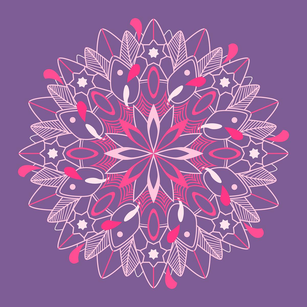 spiritual hindu mandala free