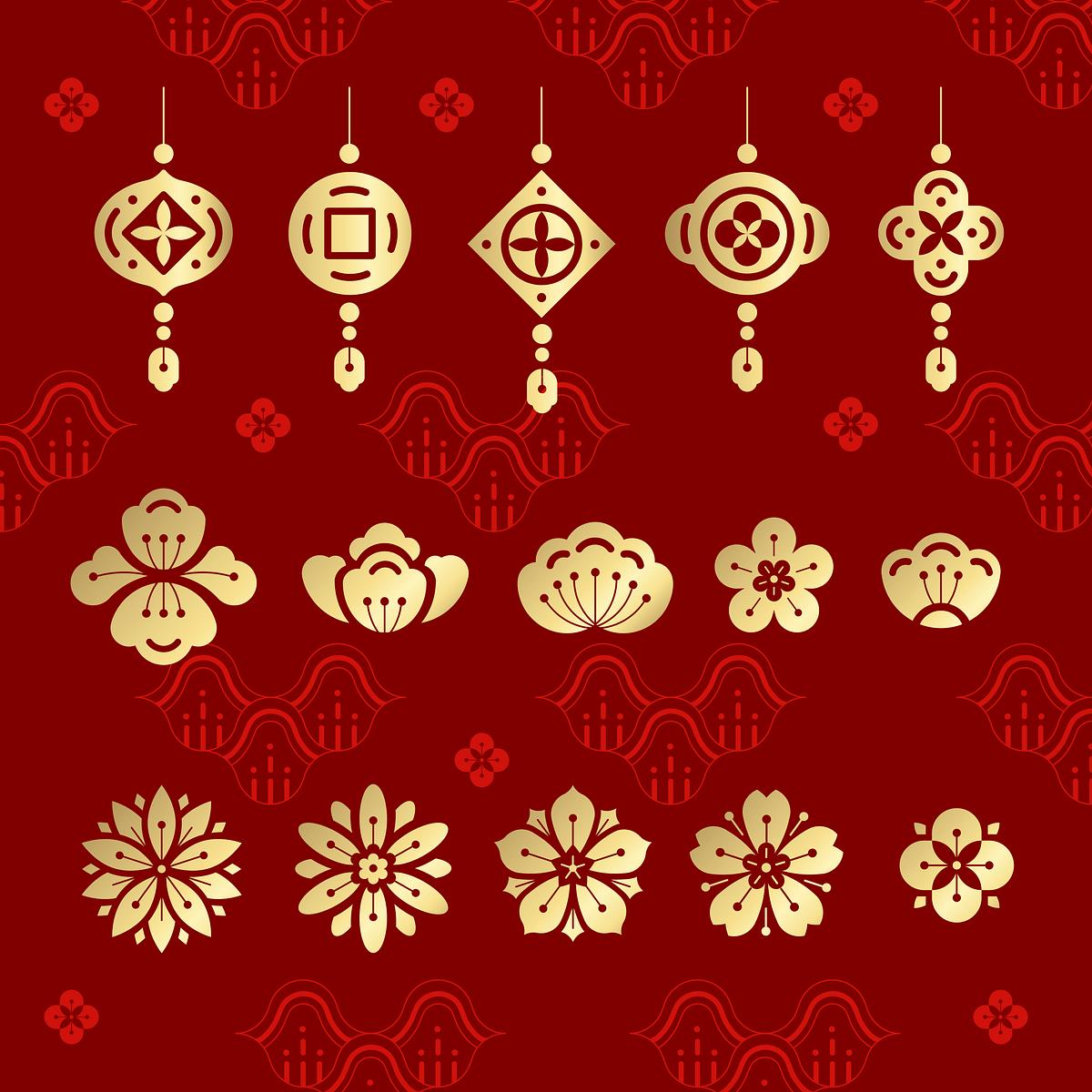 Chiński nowy rok 2021 Chinese New Year Background Images | Free iPhone & Zoom HD Wallpapers
