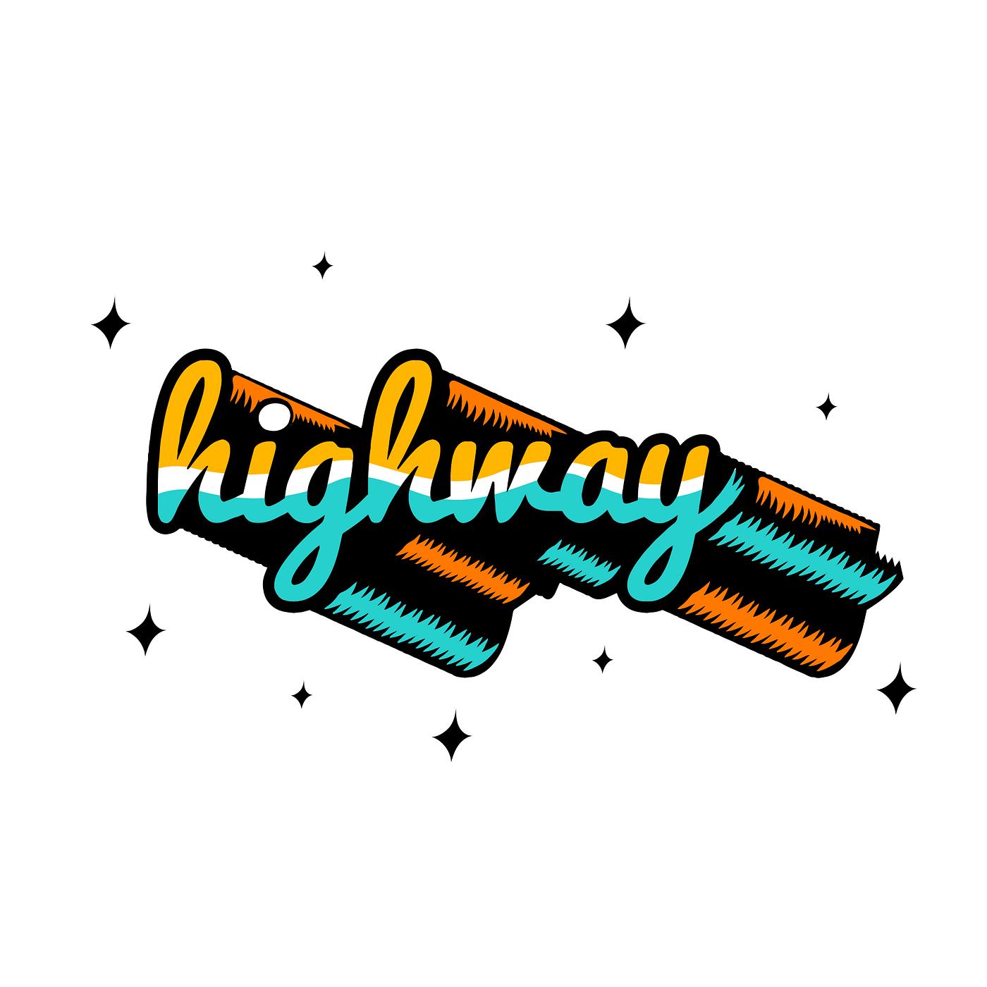 Highway Typography Free Stock Illustration 575101