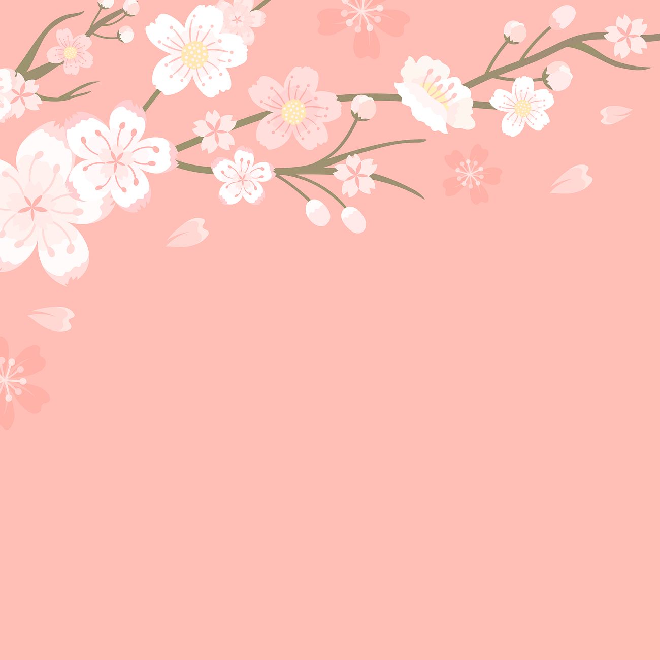 Cherry Blossom Background Illustration Free Vector 565983 Cherry Blossom Background Illustration Free Vector 565983