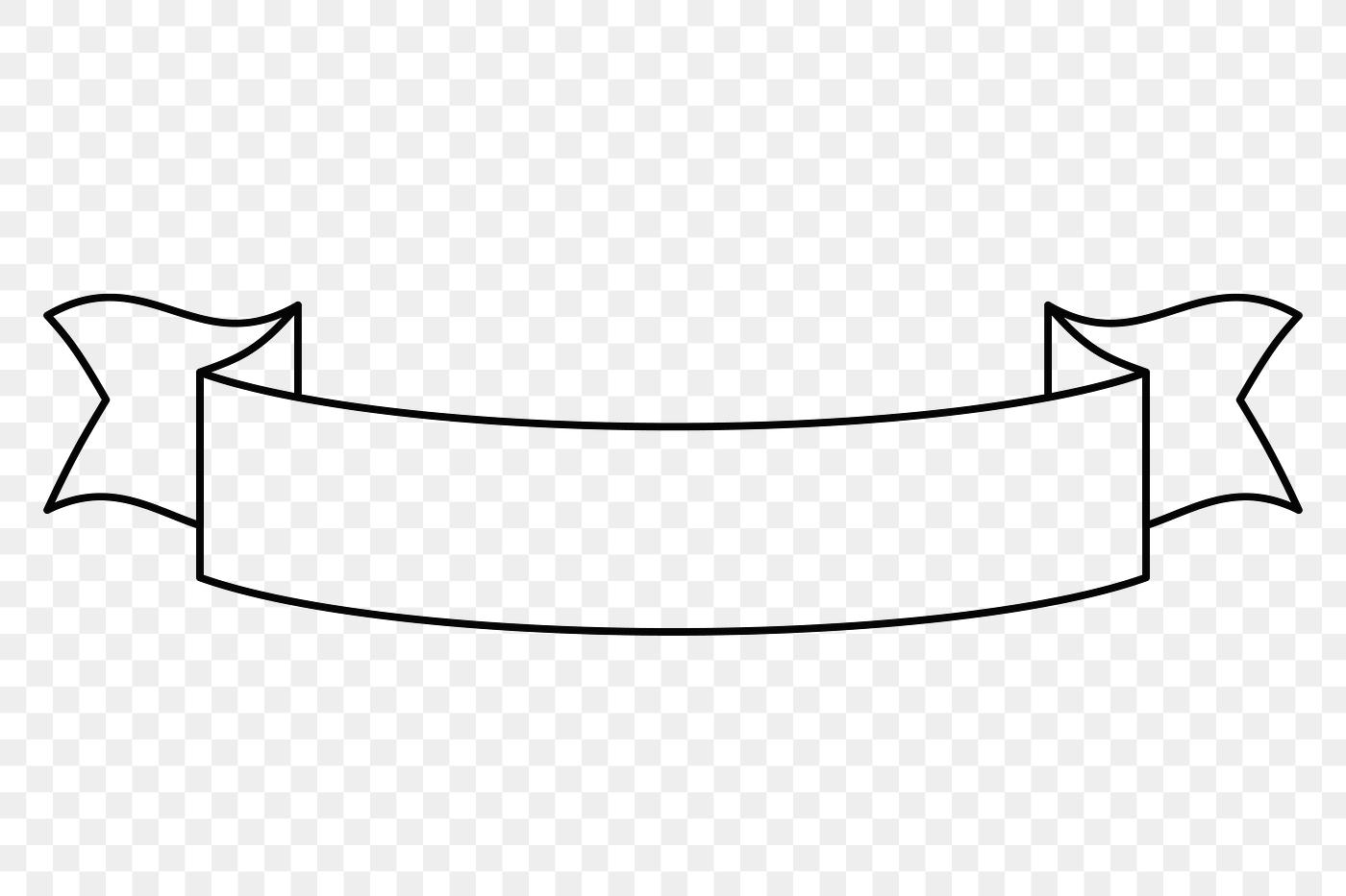 Blank ribbon banner png | Royalty free stock transparent png - 2021373