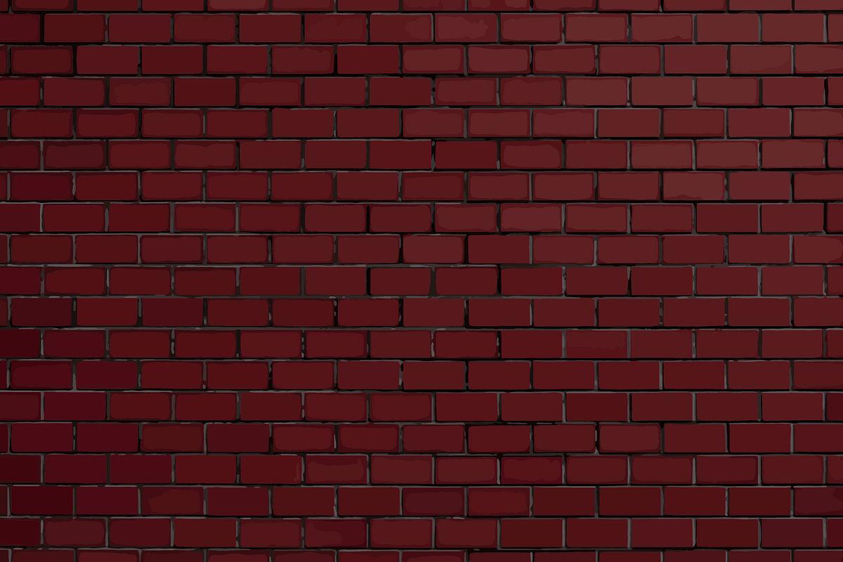 Dark red brick textured background | Free Vector - rawpixel