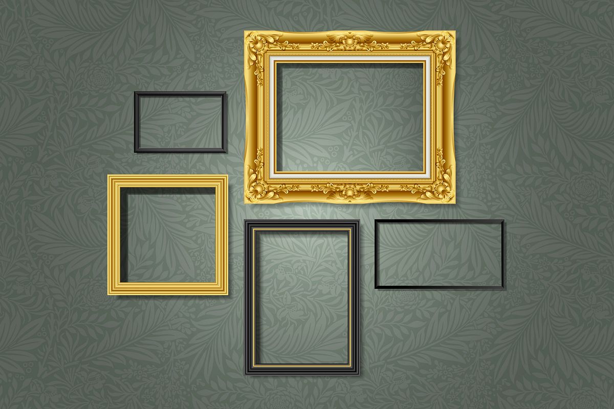 Рамка gallery. Luxury frame. Golden frame Mockup. Luxury framed Set 3. Classic Gold picture frame Mockup.