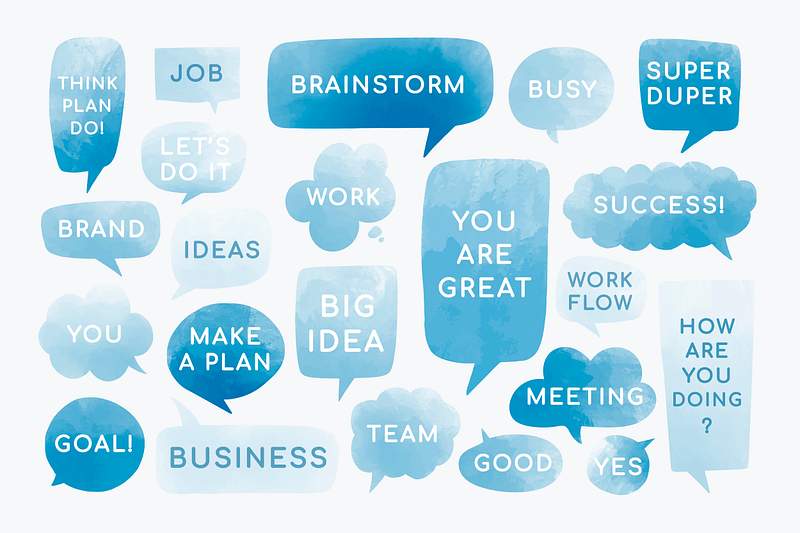 10 Essential Restaurant Manager Traits That Makes Them Exceptional 2 Business plan blue speech bubble vectors set