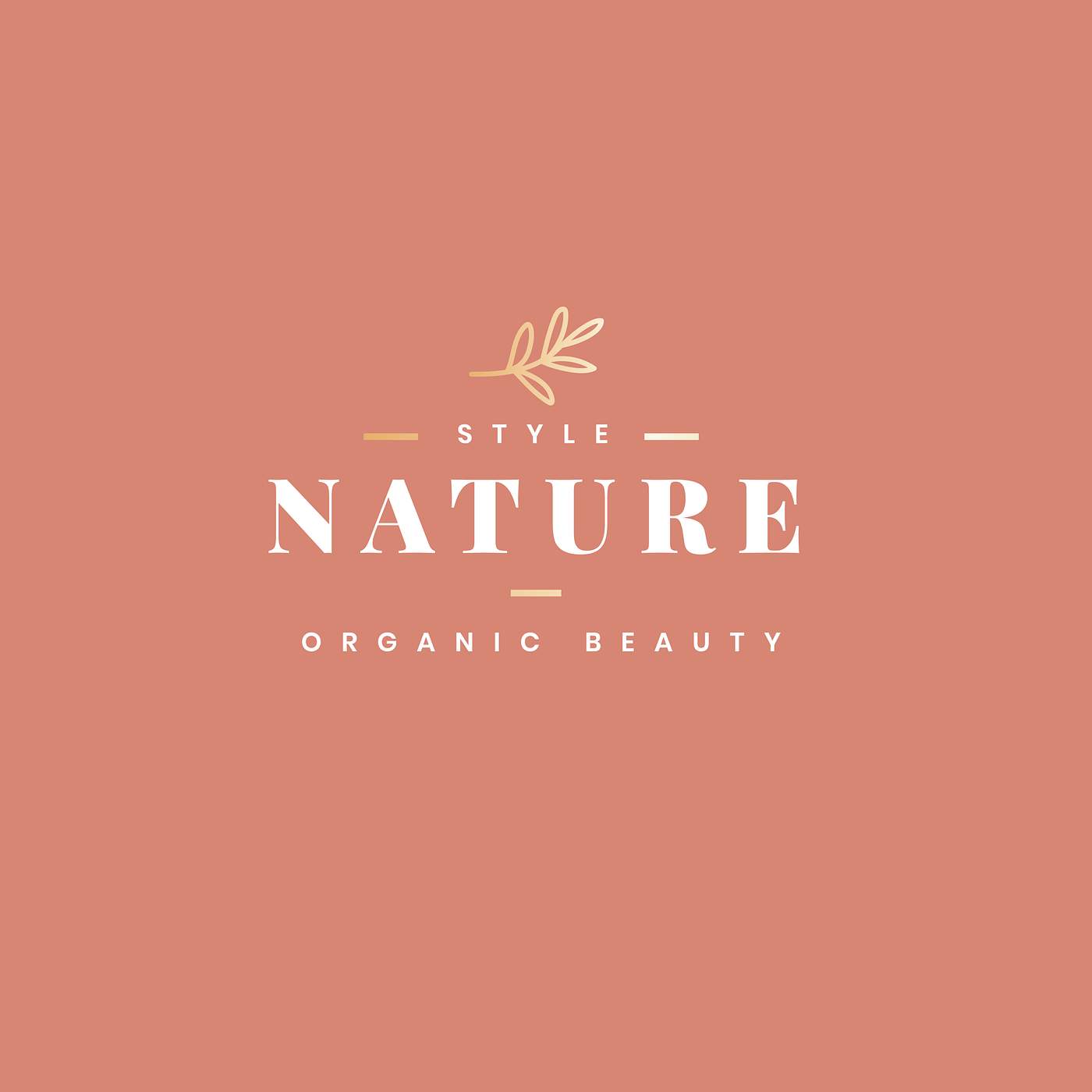 Nature logo design | Free vector - 598723