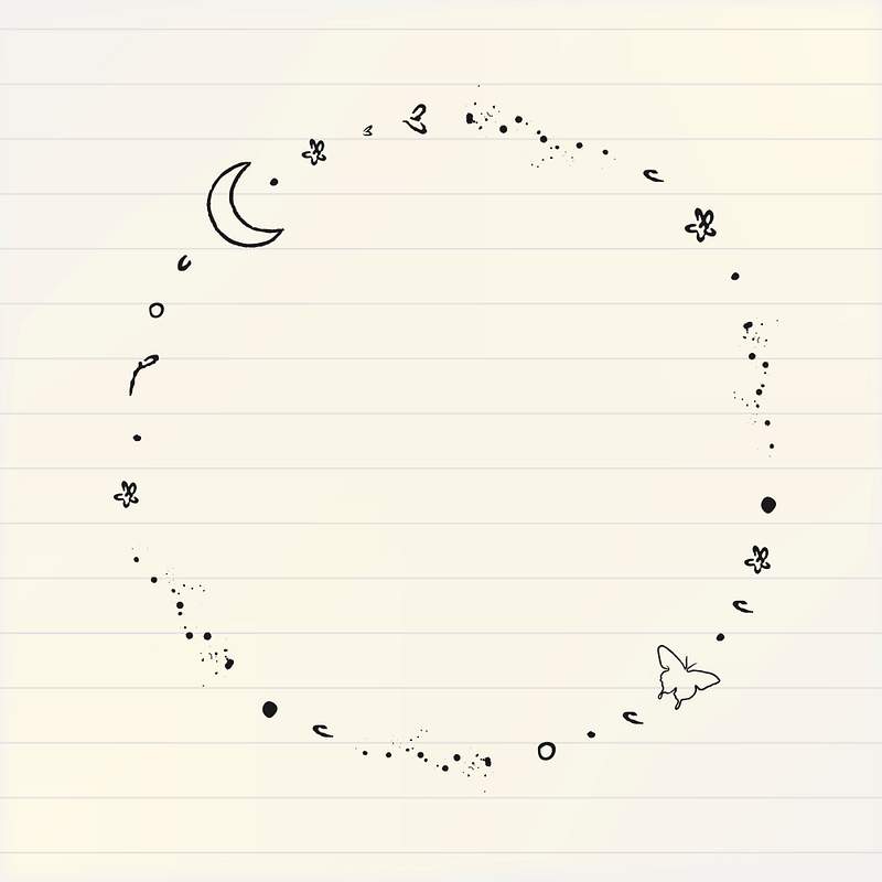 Planet Star Astronomy Elements Frame Design Set I High Quality Illustrations Rawpixel
