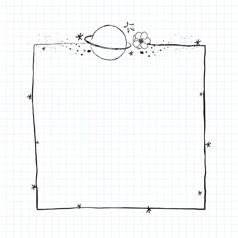 Planet Star Astronomy Elements Frame Design Set I High Quality Illustrations Rawpixel