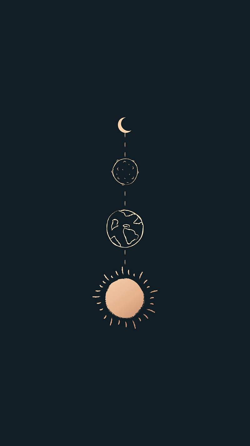 Premium Vector  Desert evening minimalist mobile wallpapers