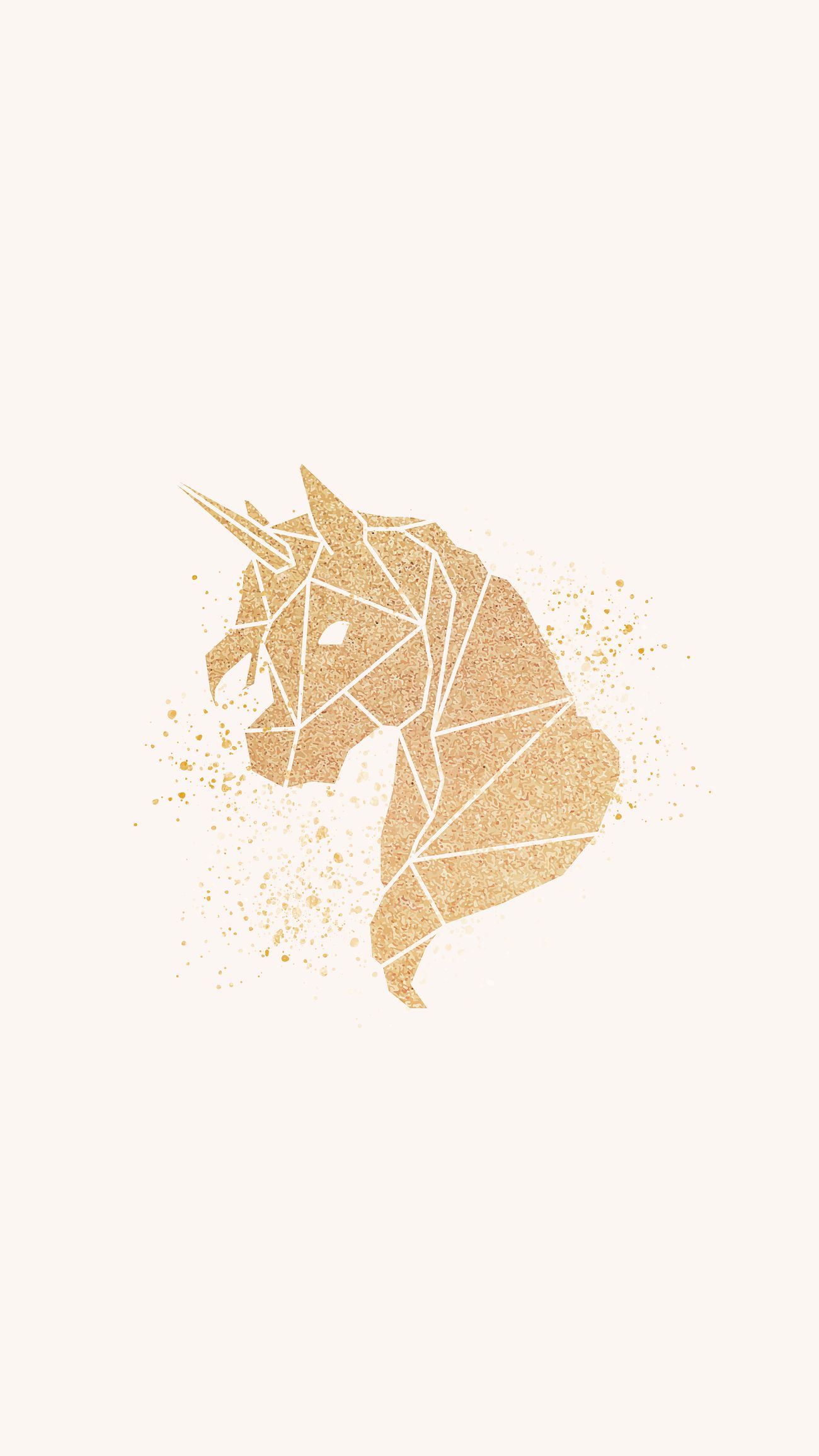Sparkling glitter unicorn | Royalty free vector - 844317