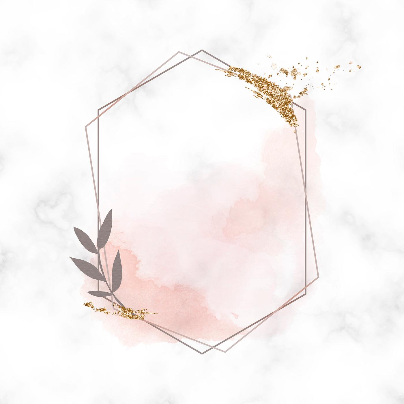 Download Pink watercolor frame | Royalty free stock vector - 1201186