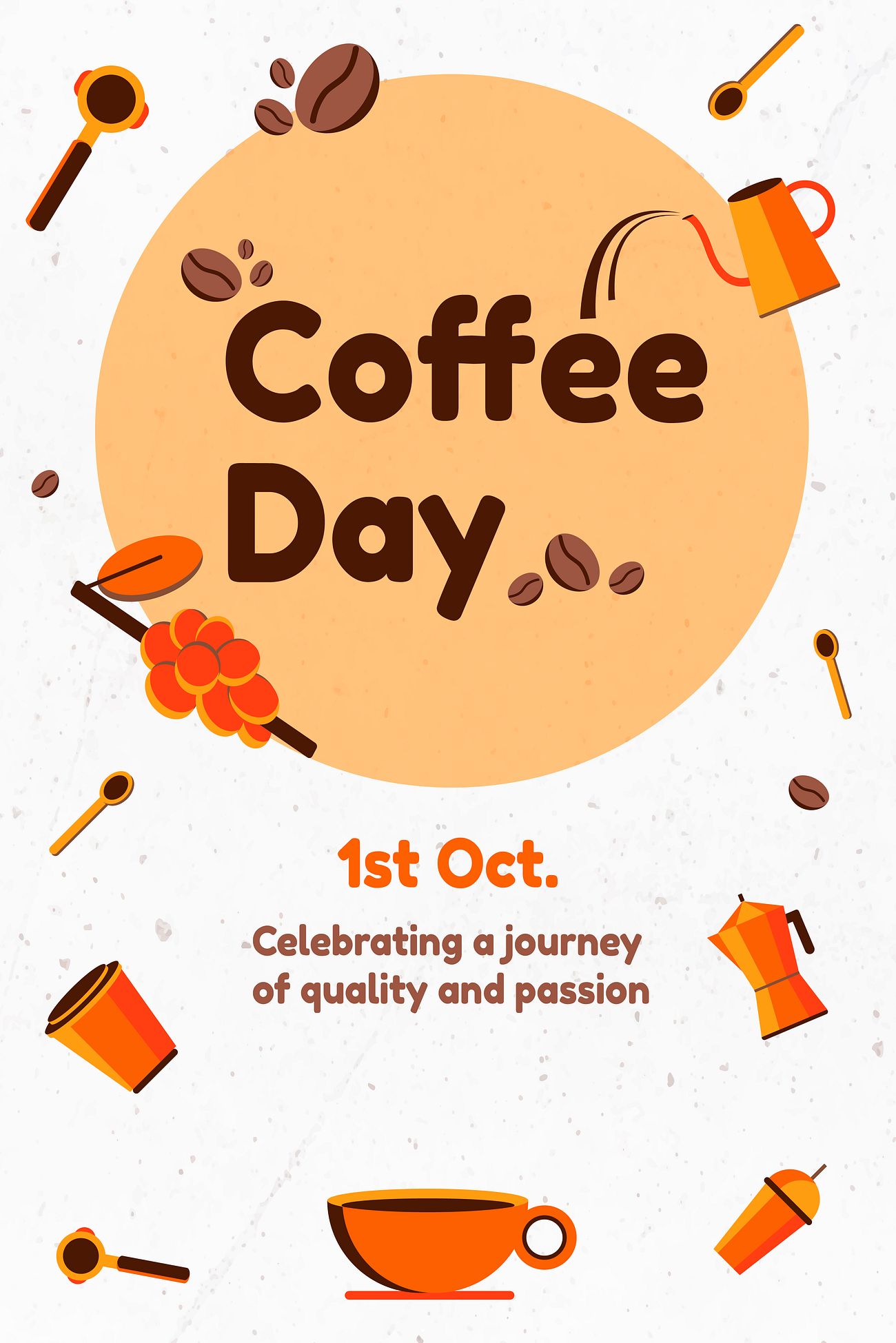 Download Coffee day banner | Royalty free vector - 1180467