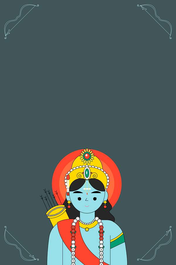 Ram Diwali Banner Royalty Free Vector 1180542