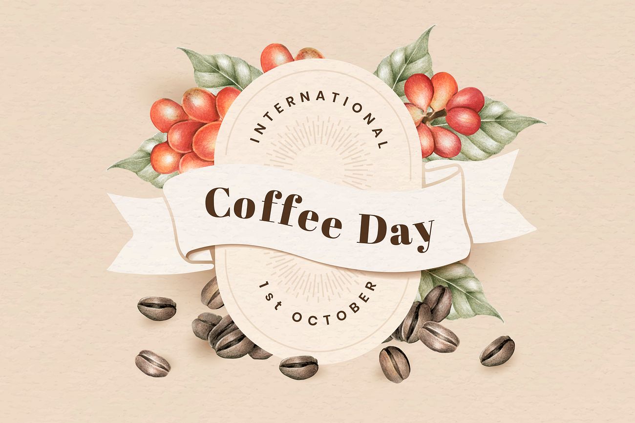 Download World coffee day banner | Royalty free vector - 1206609
