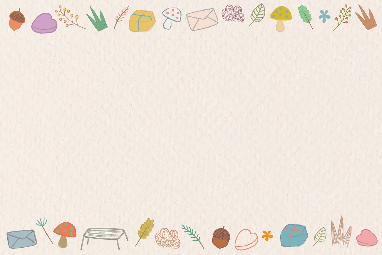 Download Cute simple autumn border design space | Royalty free ...
