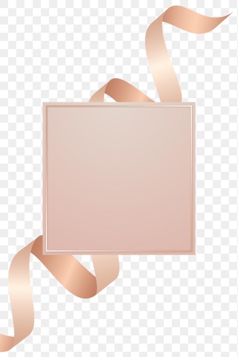 Pink Ribbon Frame Free Stock Illustration 1234291