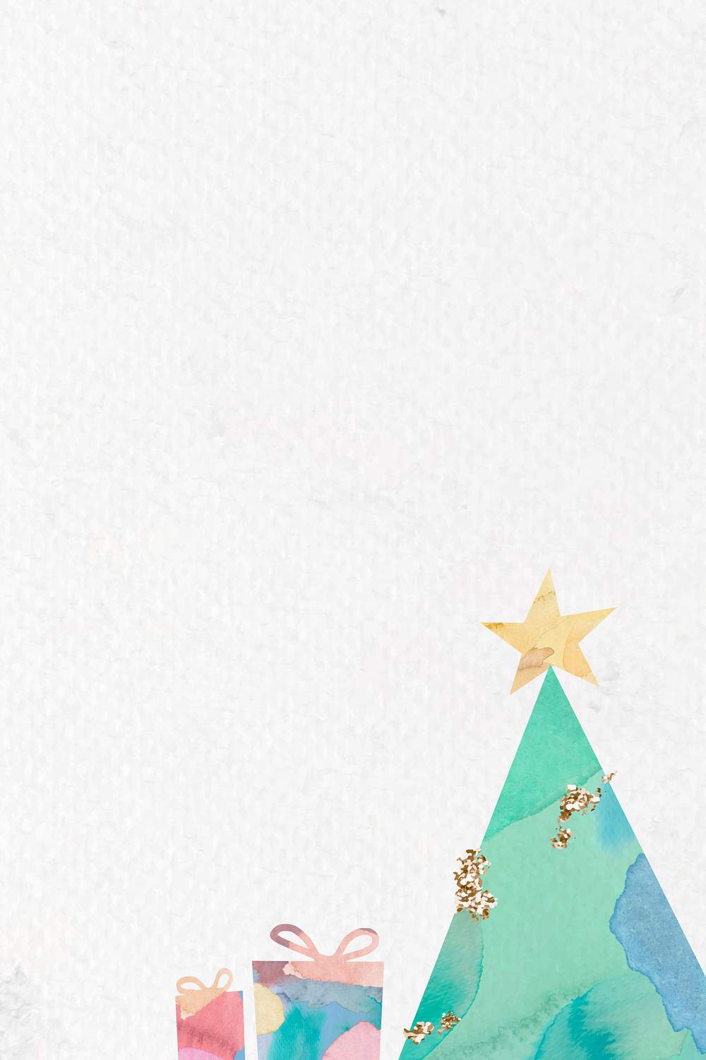 Christmas tree banner | Royalty free stock vector